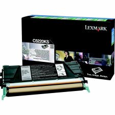 Lexmark Laser Cartridge, C5220KS, Black