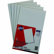 Hilroy White Bond Figuring Pad, 8 1/2" x 14"