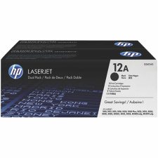 HP Q2612A Laser Cartridge, 12A, Black