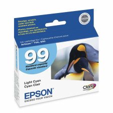 Epson 99 Inkjet Cartridge, T099520-S, Light Cyan