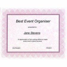 St. James Certificates - Regent Red/Silver