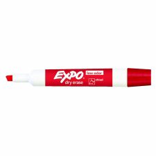 Expo Low Odour Dry Erase Marker, Chisel Tip, Red