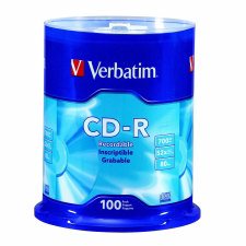 Verbatim Standard CD-R, 100 per package