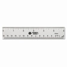 Business Source Acrylic Ruler, 15cm/6"