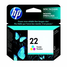 HP 22 Inkjet Cartridge, C9352AC, Cyn/Mgnt/Yllw