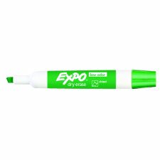 Expo Low Odour Dry Erase Marker, Chisel Tip, Green