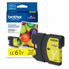 Brother Inkjet Cartridge, LC61YS, Yellow