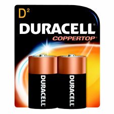 Duracell Coppertop Batteries, D