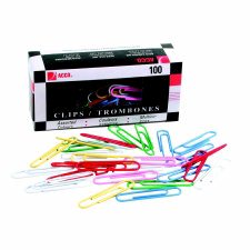 Acco Vinyl Coated Paper Clips, 2"