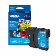 Brother Inkjet Cartridge, LC65HYCS, Cyan