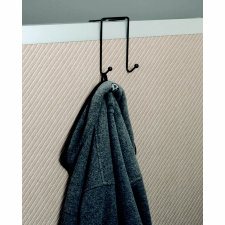 Acme Partition/Wall Coat Hook, Black
