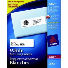 Avery Address Labels with Easy Peel, 4" x 1 1/3"