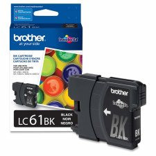 Brother Inkjet Cartridge, LC61BKS, Black