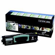 Lexmark Laser Cartridge, X340A11G, Black