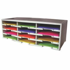 Storex Compartment Literature Organizer