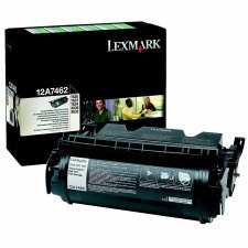 Lexmark Laser Cartridge, 12A7462, Black