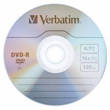 Verbatim Standard DVD-R, 100 per package
