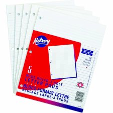 Hilroy White Bond Figuring Pad, 8 1/2" x 11"