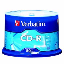 Verbatim Standard CD-R, 50 per package