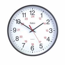 Bates 12/24 Quartz Clock