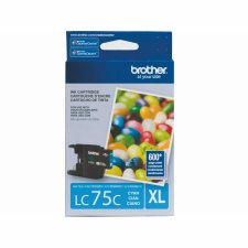 Brother Inkjet Cartridge, LC75CS, Cyan