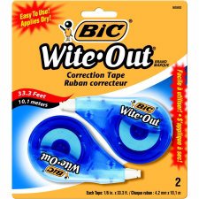 BIC Wite Out EZCoreect Correction Tape