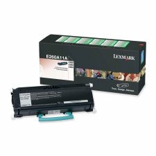 Lexmark Laser Cartridge, E260A11A, Black