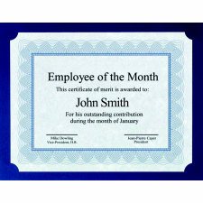 St. James Certificate Presentation Card - Navy