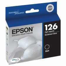 Epson 127 Inkjet Cartridge, T127120-S, Black