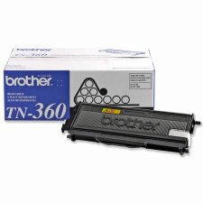  Brother Laser Cartridge, High Yield, TN360, Black