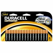 Duracell Coppertop Batteries, AAA