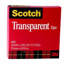 Scotch Transparent Tape, Refill Roll