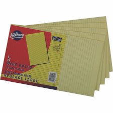 Hilroy Canary Bond Figuring Pad, 8 1/2" x 14"