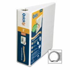  Quickfit O-Ring View Binders, 3" 