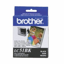 Brother Inkjet Cartridge, LC51BKS, Black