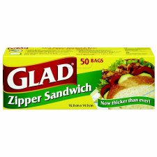 Glad Zipper Sandwich Bags