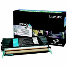 Lexmark Laser Cartridge, C5220CS, Cyan