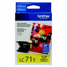 Brother Inkjet Cartridge, LC71YS, Yellow