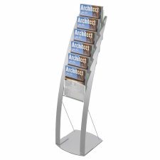 Deflect-O Contemporary Floor Literature Holder