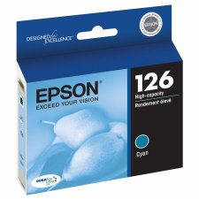 Epson 127 Inkjet Cartridge, T127220-S, Cyan