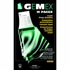 Gemex Heavyweight Legal Size Page Protectors