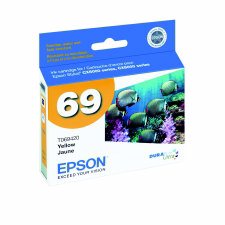 Epson 69 Inkjet Cartridge, T069420-S, Yellow