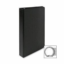 Davis Group Round Ring Special Size Binder, 5" x 8-1/2", 1" Capacity, Black 