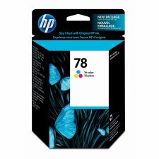 HP 78 Inkjet Cartridge, C6578DN, Cyn/Mgnt/Yllw