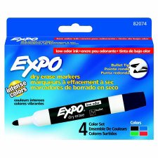 Expo Low Odour Dry Erase Marker, Bullet Tip