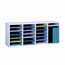 Safco Adjustable Compartment Literature Organizer