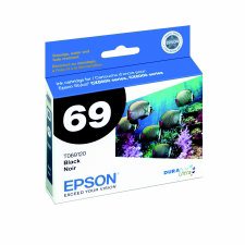 Epson 69 Inkjet Cartridge, T069120-S, Black