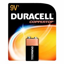 Duracell Coppertop Batteries, 9V