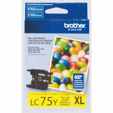 Brother Inkjet Cartridge, LC75YS, Yellow