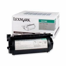 Lexmark Laser Cartridge, 12A7460, Black